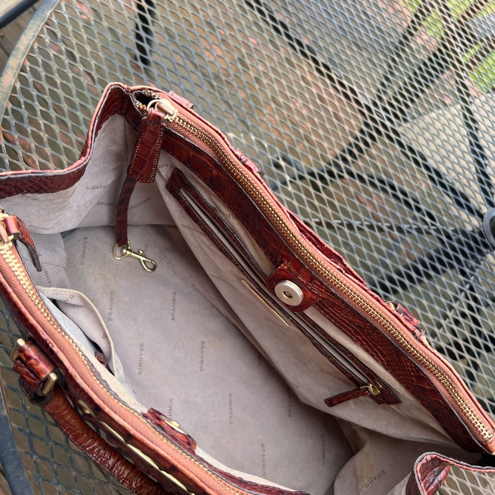 Brahmin Large LINCOLN Satchel - Picture 5 of 13